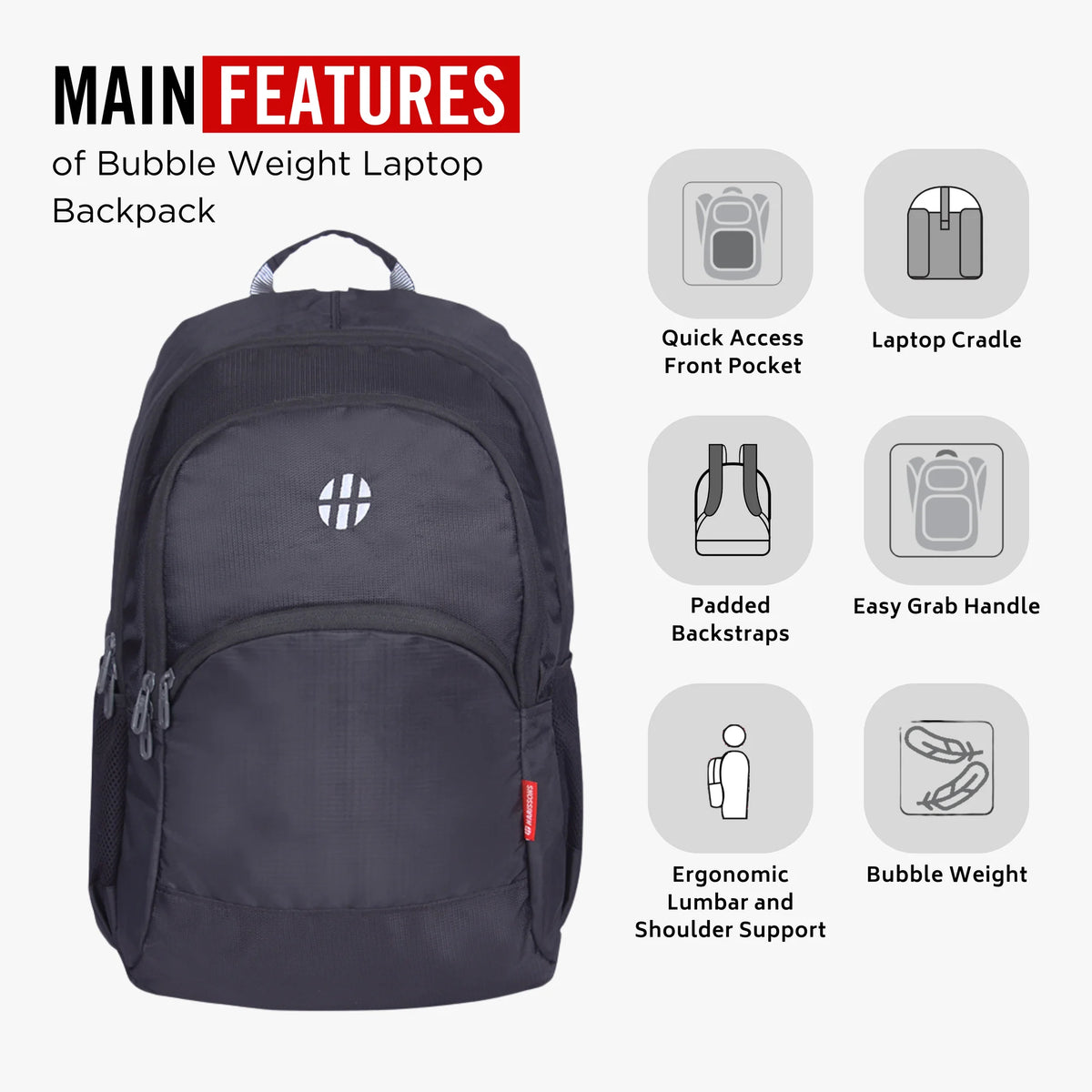 SUPER EG - Casual Laptop Backpack