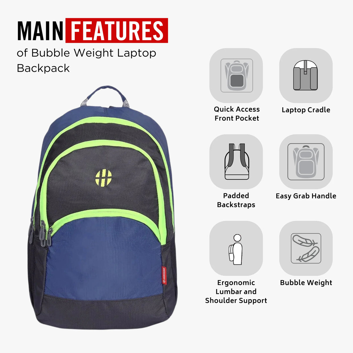 SUPER EG - Casual Laptop Backpack