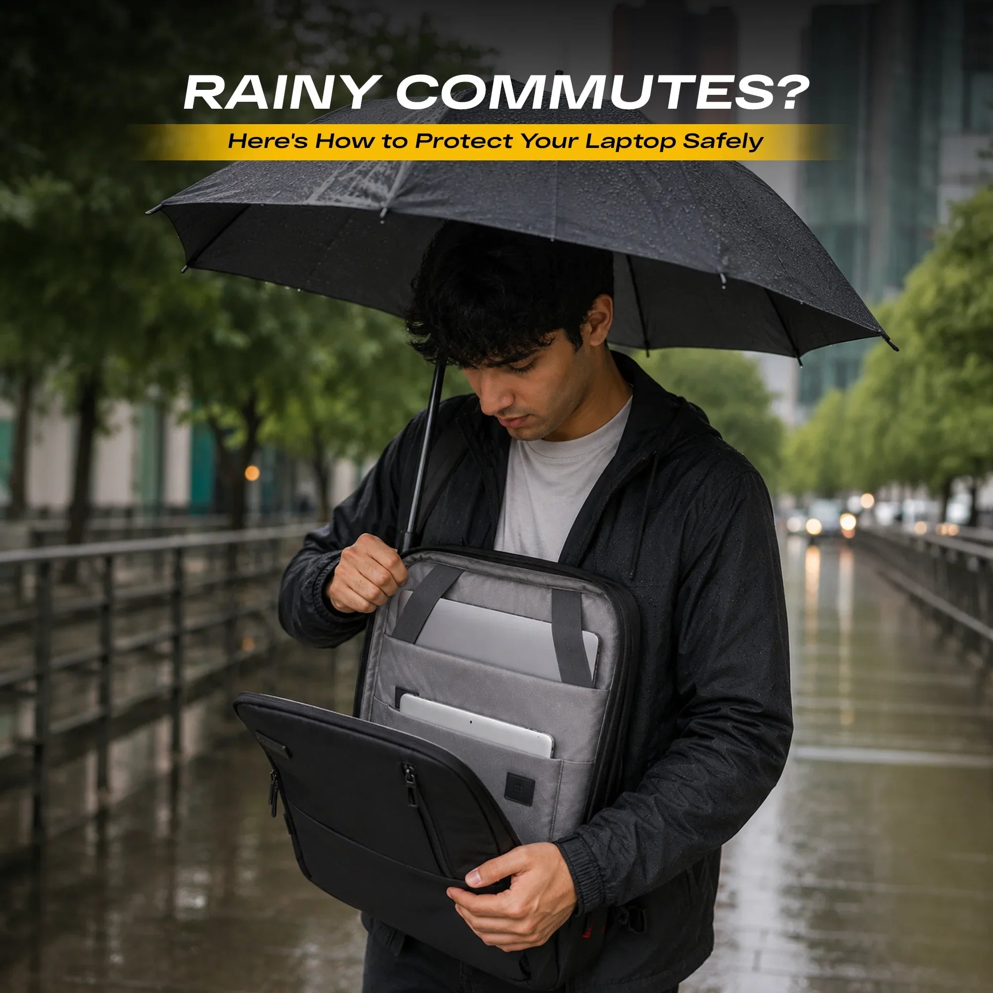 Rainy Commutes? Here's How to Protect Your Laptop Safely