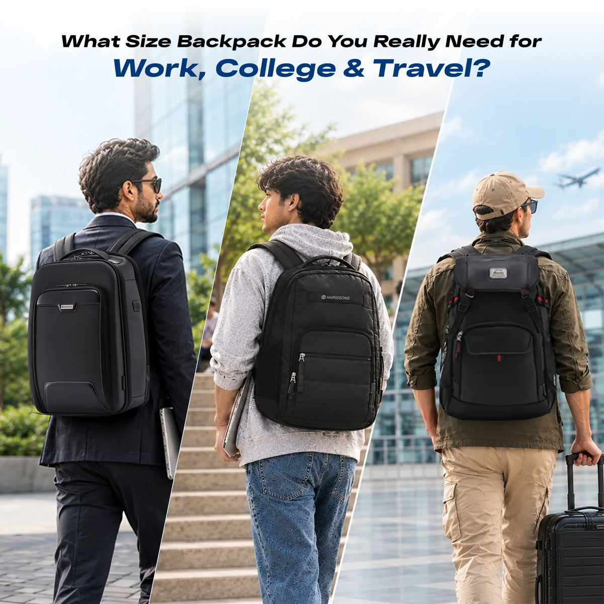 What Size Backpack Do You Really Need for Work, College & Travel?