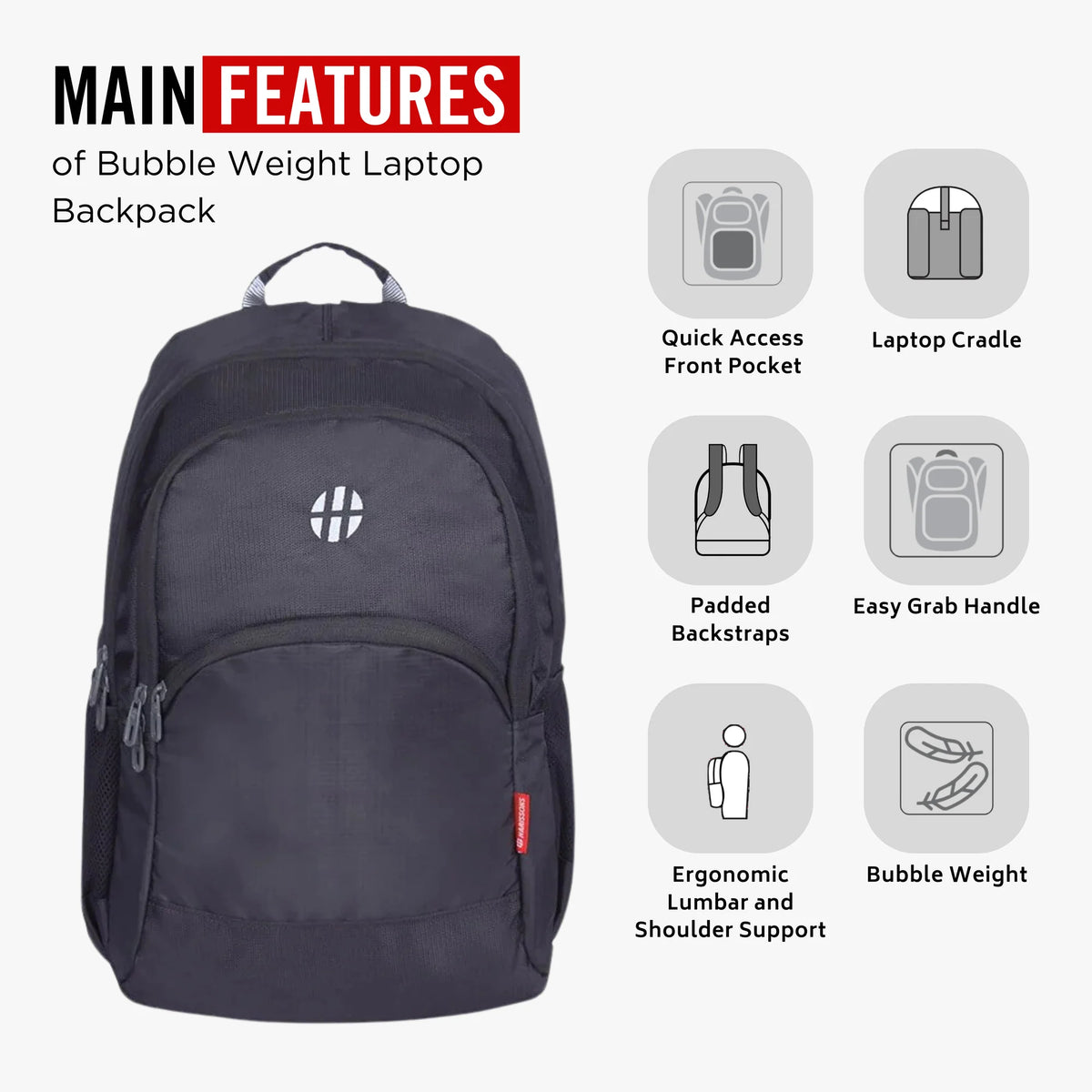 SUPER EG - Casual Laptop Backpack