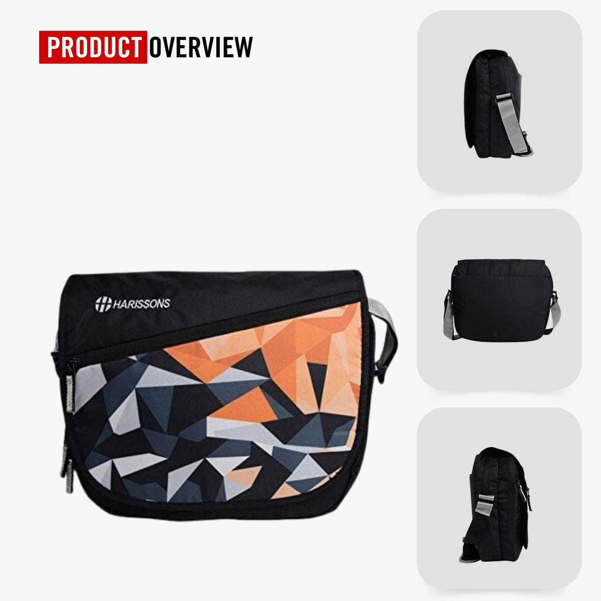 Mosaic 17L Graphic Printed Casual Messenger