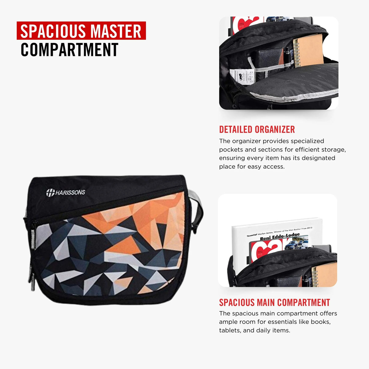 Mosaic 17L Graphic Printed Casual Messenger