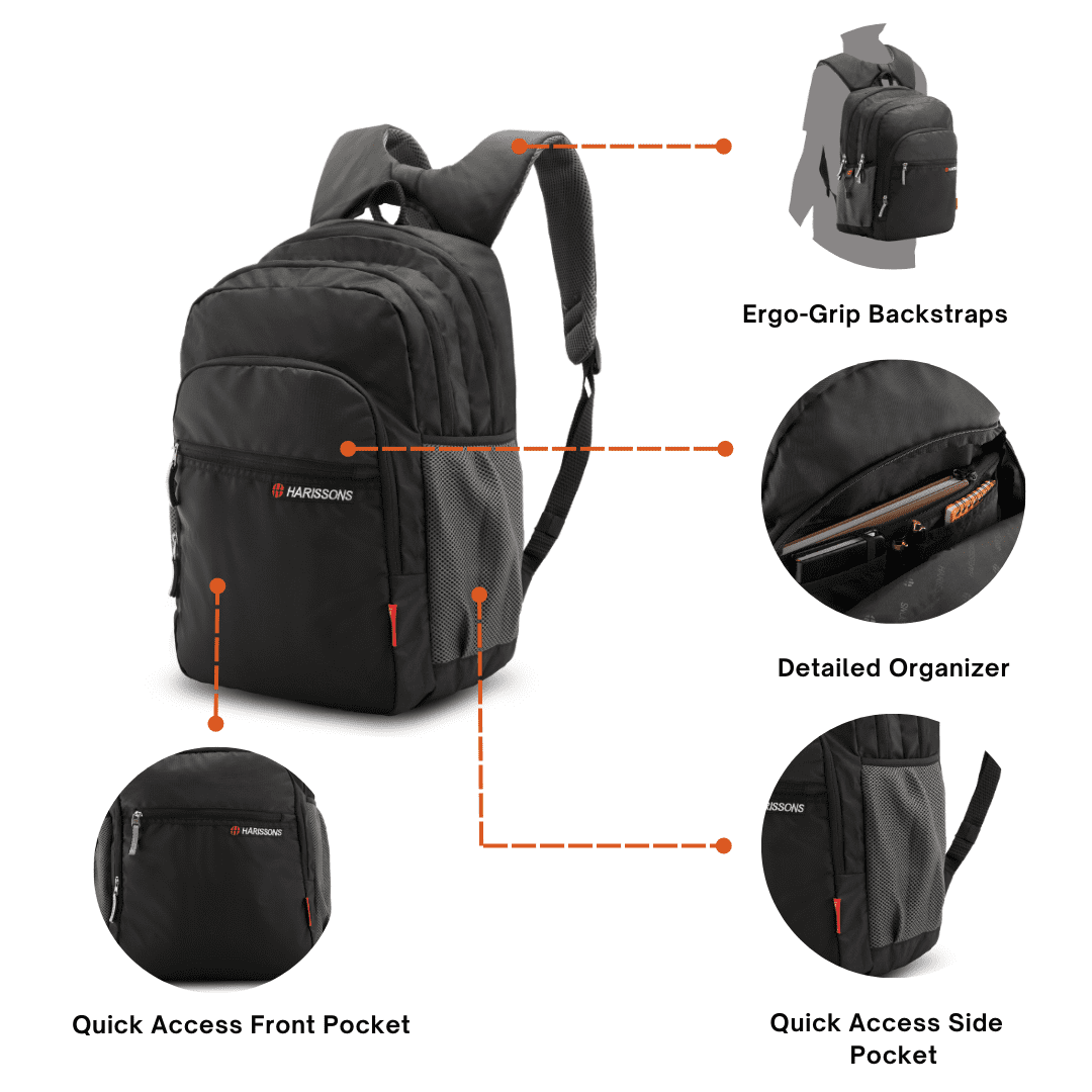 BRAVO DX - Casual Laptop Backpack Harissons