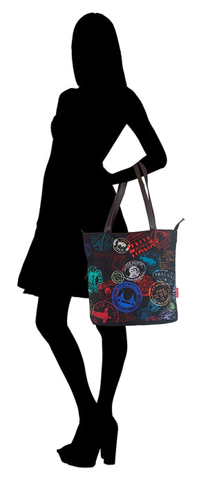 Nomad Tote Womens Designer Printed Handbags for Shopping Travel Fashion Harissons
